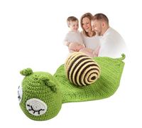 OSALADI Tenues pour Bébé en Tricot Accessoire Photo en Forme D'escargot pour Nouveau-né Cyan