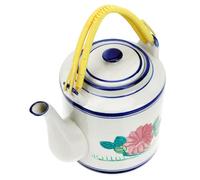 OSALADI Théière en Céramique Grosse Capacité Style Chinois, Bouilloire Domestique Vintage, Distributeur de Thé Maison, Bureau et Restaurant, Pot à Infusion Robuste et Pratique