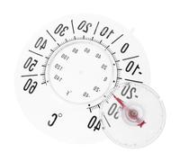 OSALADI Thermomètre de Fenêtre à Ventouse Affichage Analogique Compact pour Chambre, Jardin et Usage Intérieur Extérieur