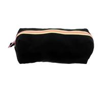 OSALADI Trousse à Crayons Grosse Taille Noire Paquet de Rangement Portable en Tissu Résistant Fermeture Éclair Grosse Capacité pour Fournitures Scolaires Artistes et Organisation de