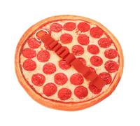 OSALADI Trousse à Crayons Toile Effet Pizza Capacité Enroulable Organiseur Esthétique pour Stylos et Crayons Pochette de Rangement Pratique et Originale