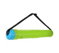 OSALADI Tube à Affiche Télescopique Rotatif en Plastique Solide Jaune-Vert Réglable de 42 à 76 CM Tube de Rangement pour Œuvres d'Art et Plans Accessoire de Transport pour Artistes et