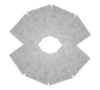 OSALADI Tuiles Miniatures De Toiture Ondulée 1/35 en Acier Inoxydable 24 Pcs pour Modélisme Militaire, Artisanat D’Accessoires De Paysage, Décor Maison De Poupée, Jeux De Construction Précis