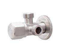 OSALADI Valve Dangle Acier Inoxydable Vanne Dentrée à Double Sortie avec Levier de Robinet pour Jardin et Cuve