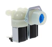 OSALADI Vanne D'arrivée D'eau En Nylon Pour Lave-linge Tambour, Électrovanne Double Entrée-sortie Compatible Machine à Laver Automatique, Accessoire De Rechange Sécurisant L'alimentation En Eau
