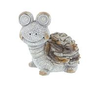 OSALADI Veilleuse Solaire Led En Forme De Tortue Pour Jardin Éclairage Dextérieur Contrôle De La Lumière Résine Antirouille Pour Décoration De Patio Et De Cour