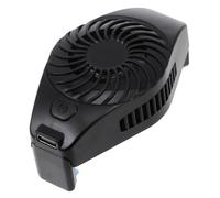 OSALADI Ventilateur De Refroidissement Portable Pour Smartphone Radiateur à Semi-conducteur Noir Dispositif De Dissipation Thermique Silencieux Pour Jeux Mobiles Compatible Plupart Des