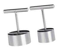 OSALADI Vide-Pomme INOX 2 Pièces Ergonomique Dénoyauteur de Poire Portable Outil Creuser Fruit Cuisine Accessoire Essentiel pour Éplucher et Évider Fruits Lavable Lave-Vaisselle