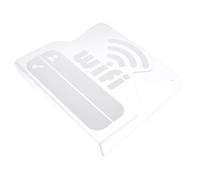 OSALADI Wifi Sign Acrylic Transparent Desk Display Board For Password Reminder Decorative Desktop Wall Stand