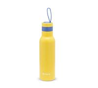 Osama - Gourde Isotherme 500 ML INOX Antibactérienne - Bouteille Isotherme Idéale comme Gourde Enfant, Gourde Sport et Travail, 24h Cold et 12h Hot, Hermétique et Antidérapant, 8x8x24h, Jaune/Bleu