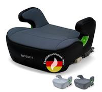 Osann Junior Isofix Rehausseur de siège auto pour enfant avec Isofix 126-150 cm (environ 15-36 kg), coque d'assise i-Size, noir