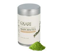 OSARI Matcha Cérémoniel - Première récolte de Kagoshima, Japon - 100% pur, testé en laboratoire - Moulu sur pierre, riche en antioxydants et en umami doux - Pour latte matcha et thé (80 grammes)