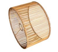 Osasy Abat-jour en rotin naturel pour lampe suspendue, lampadaire, lampe de table ou de chevet,30 cm de diamètre