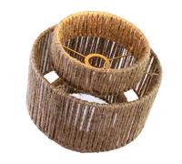 Osasy abat -jour Luminaire Bohème Suspension Naturelle, Abats-jour 30,5 cm, Style Rustique Transitoire pour Cuisine Salon Chambre