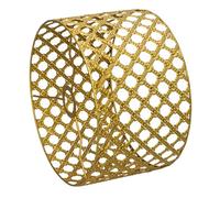 Osasy abats-jour Luminaire Design Moderne, Abat-jour Géométrique Doré, Éclairage d'Ambiance pour Salon, Chambre, Style Contemporain