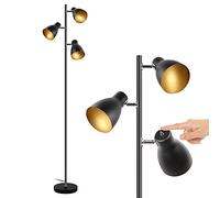 Osasy lampadaire vintage, 3 spots orientables,Interrupteur de commande indépendant lampe à pied design