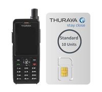 Téléphone Satellite OSAT Thuraya XT-Pro + Carte SIM prépayée Standard 10 unités | Validité de 30 Jours | Couverture Voix & SMS pour la Communication en Zones éloignées et d'urgence
