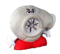 OsAtNb NOS Coussin de Cou de Voiture en Mousse à mémoire de Forme pour la Maison - Coussin de Dossier en Peluche pour appuie-tête (1 appuie-tête Turbo)