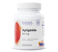 Osavi Apigénine 50 mg - 60 Gélules Véganes | Extrait d’écorce de pamplemousse standardisé (90% apigénine) | Bioflavonoïde d’origine végétale | Formule clean | Convient aux végans & keto