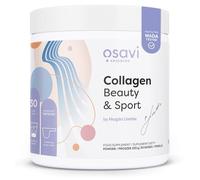 Osavi Collagen Beauty & Sport - 225 g de poudre | VERISOL® & TENDOFORTE® pour des cheveux, de la peau, des ongles, des tendons et des ligaments sains | Améliore l'élasticité de la peau et réduit les