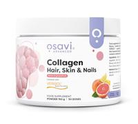 Osavi Collagen Hair, Skin & Nails - 150 g en poudre | Saveur citron & pamplemousse | Peptides VERISOL® pour la densité des cheveux, l'élasticité de la peau et la solidité des ongles | Réduit les rides
