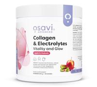 Osavi Collagène & Électrolytes Vitalité & Éclat - 300 g | Saveur pomme-rhubarbe | Peptides de collagène VERISOL® | 5 électrolytes + vitamines | Acide hyaluronique, biotine, eau de coco | Aquamin Mg®