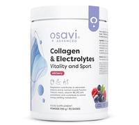 Osavi Collagène & Électrolytes Vitalité & Sport - 390 g | Saveur fruits des bois | Peptides de collagène TENDOFORTE® | 5 électrolytes + vitamines B | Aquamin Mg® | Soutien à l'activité physique