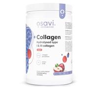 Osavi Collagène Hydrolysé Type I & III - 660 g Poudre | Saveur pomme | 20 g de peptides par portion | 18 acides aminés dont glycine & proline | Soutient muscles & os | Se dissout facilement
