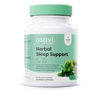 Osavi Herbal Sleep Support, Passiflore, Mélisse et Houblon, Relaxation et Sommeil Naturel, Aide à la Détente et au Calme, Complément Alimentaire, 60 Gélules Végétales
