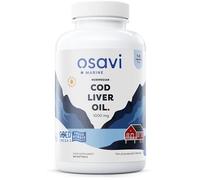 Osavi Norwegian Cod Liver Oil Softgels, 1000mg (Lemon) - 180 softgels