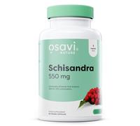 Osavi Schisandra 550 mg, Extrait de Schisandra Chinensis Standardisé à 10% Schisandrines, Riche en Polyphénols, Soutien Vitalité et Bien-être, Formule Clean Label, 60 Gélules Végétales