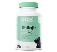 Osavi Shilajit de l'Himalaya 500 mg, Extrait Mumijo Standardisé à 60% Acides Fulviques et 12% Humiques, Soutien de la Vitalité et Équilibre Ayurvédique, 90 Gélules Végétales