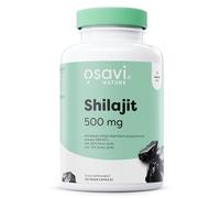 Osavi Shilajit de l'Himalaya 500 mg, Extrait Mumijo Standardisé à 60% Acides Fulviques et 12% Humiques, Soutien de la Vitalité et Équilibre Ayurvédique, 120 Gélules Végétales