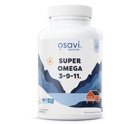 Osavi Super Oméga 3-9-11 - 120 capsules softgel | Huile de poisson avec EPA & DHA | Oméga-9 (acide gondolique) et Oméga-11 (acide cétoleique) | Soutient cœur, cerveau et vision | Huile EPAX®