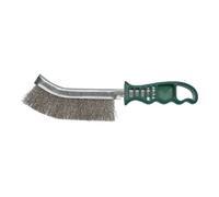 Osborn Brosse à main universelle Osborn 265/140, fil d'acier inoxydable serti 0,30 T25 manche plastique vert Quantité:1
