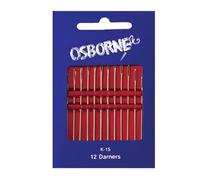 Osborne à repriser Aiguille kit - Contient 12 Darners