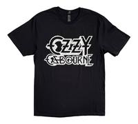 Osbourne Ozzy - T-Shirt # M Unisex Black # Vintage Logo [Import]