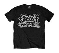 Osbourne Ozzy - T-Shirt # S Unisex Black # Vintage Logo [Import]