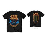 Osbourne Ozzy - T-Shirt # XXL Unisex Black # Bat Circle [Import]
