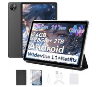 OSCAL Tablette Android 14 Pad 90,Tablette 11 Pouces avec Carte Sim,4G,24GB RAM + 128GB ROM (2TB TF),7700mAh Tablette Android,Octa-Core Tablette Gaming,5G WiFi/GPS/Widevine L1/2025 Latest/avec Étui.