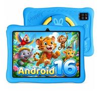 OSCAL KIDO2 Tablette Enfant 10,1"" Android 16,12Go RAM 64Go,Google Kids Space,Contrôle Parental,Widevine L1,6600mAh,Coque Antichoc