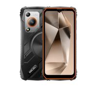 OSCAL Marine 1 - Smartphone durci IP68 / IP69K, AI Gemini 2.0, 6,56″ 90 Hz, 4 Go + 8 Go (12 Go Max), 128 Go + microSD 2 to, Batterie 5100 mAh, Unisoc T615, DokeOS 4.1 (Android 15), 16 MP - Orange