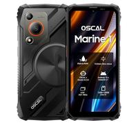 OSCAL Marine 1 Téléphone Portable Incassable,12Go+128Go Noir