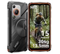 OSCAL Marine 1 Telephone Portable Incassable 2025, Android 15, 13,5mm et 304g Telephone Incassable, IP69K, 12GB+128GB/2To, 6,56" HD+ 90Hz, AI 16MP, 4G Dual SIM/Gemini AI 2.0/NFC/OTG/GPS/2Ans Garantie