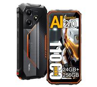 OSCAL Marine 2 AI Téléphone Portable Incassable 2025, 24Go+256Go/2TB Android 15 Téléphone Débloqué 4G,11000mAh,16MP Caméra AI, 6.56" HD+ Smartphone Incassable Etanche, Dual SIM, GPS,NFC,OTG,FM, Orange