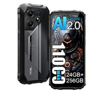 OSCAL Marine 2 AI Téléphone Portable Incassable 2025, 24Go+256Go/2TB Android 15 Téléphone Débloqué 4G,11000mAh,16MP Caméra AI, 6.56" HD+ Smartphone Incassable Etanche,GPS,NFC,OTG,2 Ans Garantie, Noir