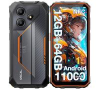 OSCAL Marine 2 Smartphone Robuste 6.56"" - 64Go/Jusqu’à 2To - 11000mAh - 16MP - IP68 Téléphone 4G Double SIM - NFC - GPS - Orange