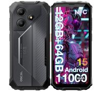 OSCAL Marine 2 Smartphone Robuste 6.56"" - 64Go/Jusqu’à 2To - 11000mAh - 16MP - IP68 Téléphone 4G Double SIM - NFC - GPS - Noir