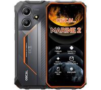 OSCAL Marine 2 Telephone Incassable 2025 Android 15, 11000mAh Telephone Portable Incassable, IP69K, 12GB+64GB/2To, 6,56" HD+ 90Hz, 16MP+8MP, 4G Dual SIM/Gemini AI 2.0/NFC/5G WiFi/GPS/2Ans Garantie