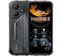 OSCAL Marine 2 Telephone Incassable 2025 Android 15, 11000mAh Telephone Portable Incassable, IP69K, 12GB+64GB/2To, 6,56" HD+ 90Hz, 16MP+8MP, 4G Dual SIM/Gemini AI 2.0/NFC/5G WiFi/GPS/2Ans Garantie